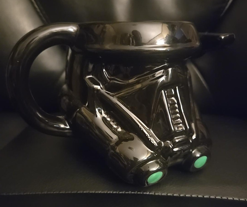 Star Wars Death Trooper 3D Sculpted Ceramic Mug Vandor Lucasfilm Black Helmet